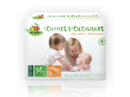 Plienky Bio Babby Mini 3-6 kg (36 ks)