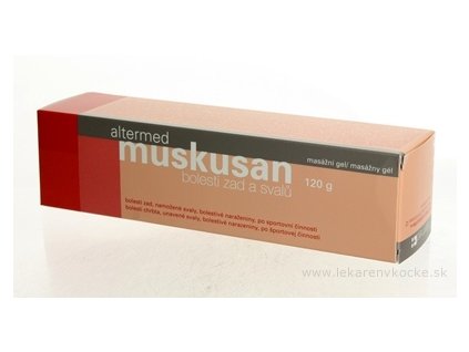altermed muskusan masážny gél 120 g