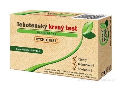 VITAMIN STATION Tehotenský test BABYCHECK-1 WB 1 set