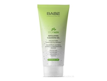 BABÉ AKNÉ Exfoliačný čistiaci gél 200 ml