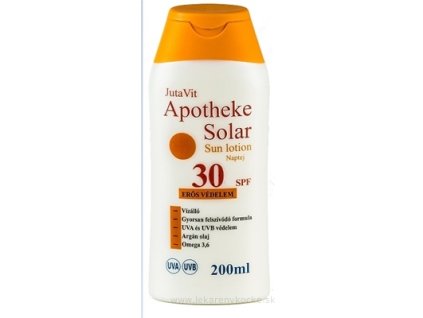 JutaVit Apotheke Solar Sun lotion 30 SPF 200 ml