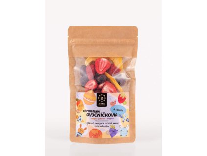 Brix - Ovocníčkovia a vesmír 40g – mango, jahoda, hrozno, mrozom sušené ovocie