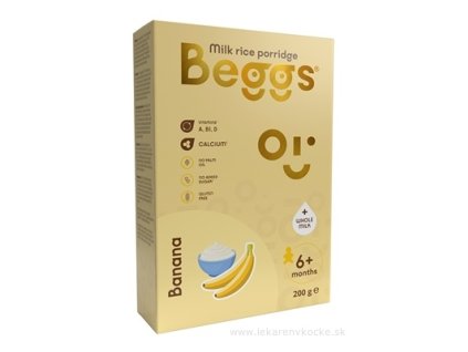 Beggs Mliečna kaša ryžová Banánová 200 g