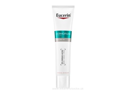 Eucerin DermoPure Clinical nočný peeling 10 % – pre aknóznu pleť 40 ml