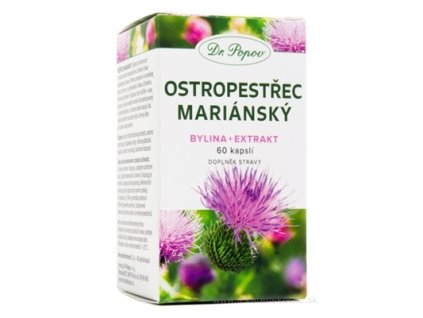Dr. Popov Pestrec mariánsky 60 kapsúl