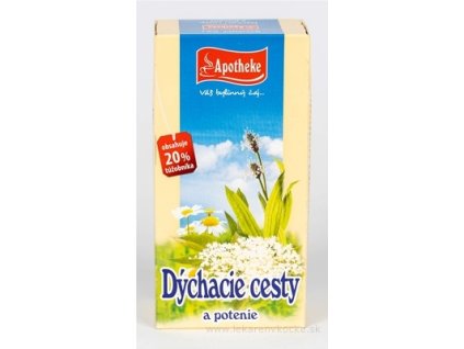 APOTHEKE ČAJ DÝCHACIE CESTY A POTENIE 20x1,5 g