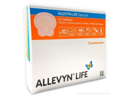 Allevyn Life Sacrum Krytie na krížovú oblasť (17,2 x 17,5 cm) 10ks
