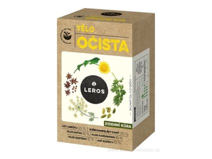 LEROS OČISTA TELO nálevové vrecká (37,8 g)