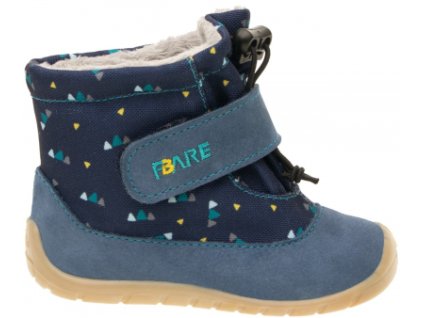 FARE BARE detské zimné topánky MODRE 5041201 č.20