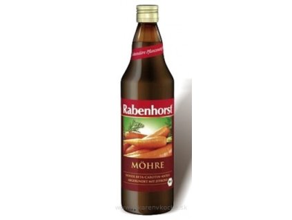 Rabenhorst Mrkvová šťava Bio 750 ml