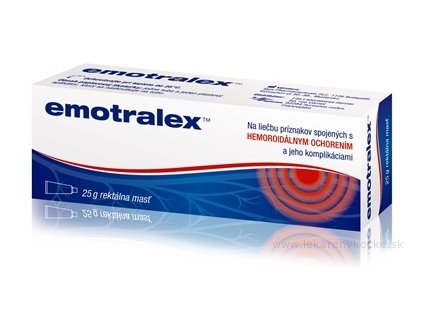 Emotralex rektálna masť 25 g