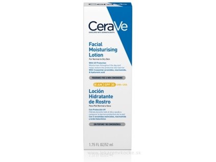 CeraVe HYDRATAČNÝ PLEŤOVÝ KRÉM SPF 30 52 ml