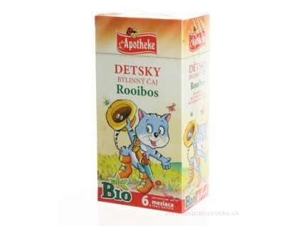 APOTHEKE BIO DETSKÝ BYLINNÝ ČAJ ROOIBOS 20x1,5 g