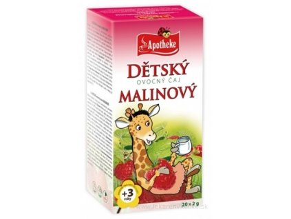 APOTHEKE DETSKÝ OVOCNÝ ČAJ MALINOVÝ 20x2 g