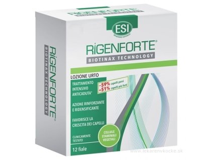 ESI RIGENFORTE ampulky na rast vlasov 12 ks