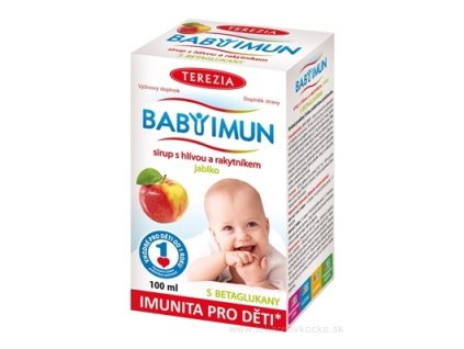 TEREZIA BABY IMUN sirup s hlivou a rakytníkom 100 ml
