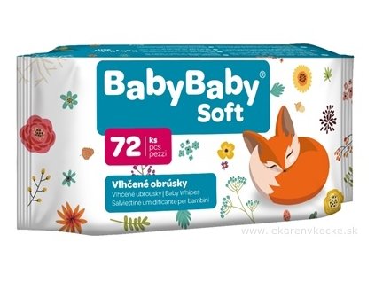 BabyBaby Soft Vlhčené obrúsky 72 ks