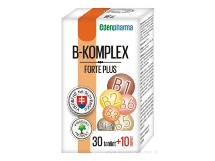 EDENPharma B-KOMPLEX forte plus tbl 30+10 zadarmo (40 ks)