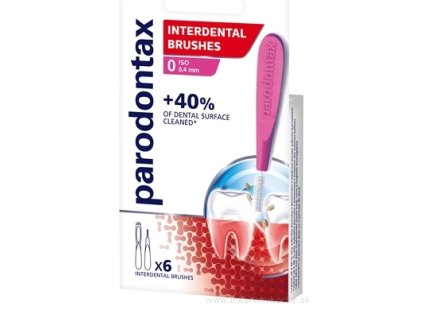 Parodontax Interdental Brushes 0,4 mm ISO 0 – medzizubné kefky 6 ks