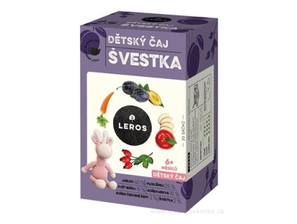 LEROS DETSKÝ ČAJ SLIVKA 20x2 g