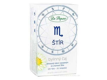 Dr. Popov Bylinný čaj ŠKORPIÓN 20x1,5 g