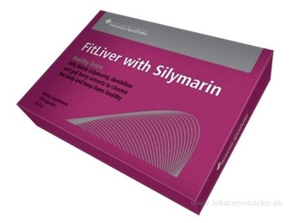 Helvetia Apotheke FitLiver with Silymarin 120 kapsúl
