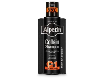 ALPECIN Coffein Shampoo C1 Black Edition 375 ml, kofeínový šampón