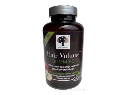 NEW NORDIC Hair Volume GUMMIES VEGAN 60 ks