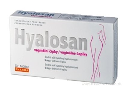 Dr. Müller HYALOSAN vaginálne čapíky 10 ks