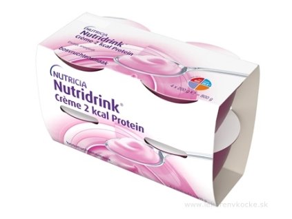 Nutridrink Crème 2 kcal Protein Príchuť lesné ovocie 24x200ml