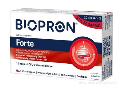 BIOPRON Forte cps 30+10 (33% zdarma) (40 ks)