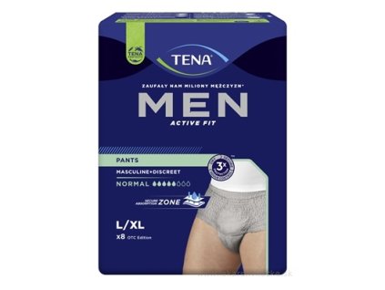 TENA Men Pants Normal Grey L/XL 8 ks