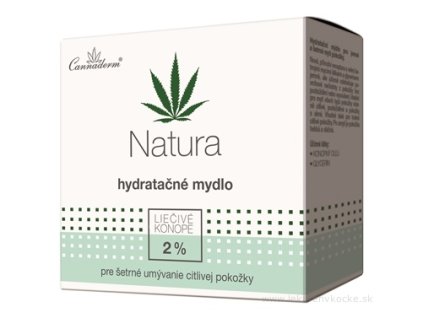 Cannaderm NATURA hydratačné mydlo 100 g