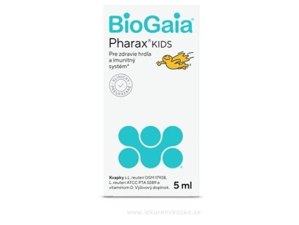 BioGaia Pharax KIDS kvapky pre deti na imunitu a dýchacie cesty 5 ml