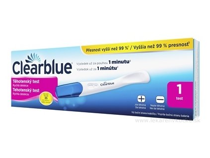 Tehotenský test Clearblue Rýchla detekcia 1 ks