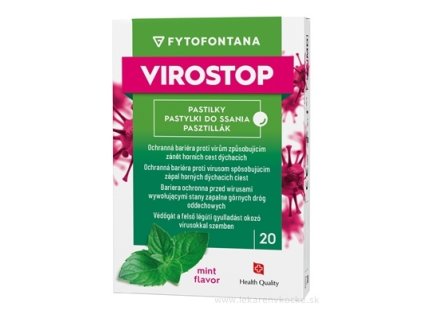 FYTOFONTANA Virostop pastilky mäta 20 ks