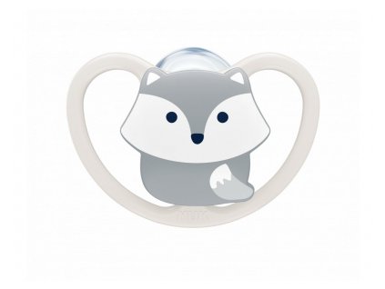 NUK Cumlík Space 0-6m BOX sivá líška