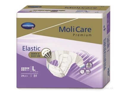 MOLICARE Premium elastic 8 kvapiek L 24 kusov