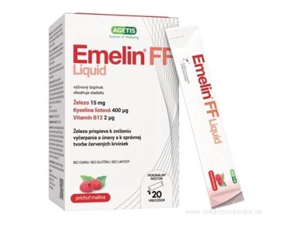 Emelin FF Liquid vrecúška 15 ml – balenie 20 ks