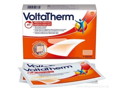 VoltaTherm hrejivá náplasť na úľavu od bolesti 5 ks