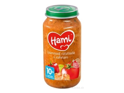 Hami príkrm Zeleninové ratatouille s kuraťom 250 g