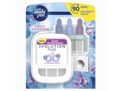 Ambi Pur 3Volution Štartovacia Súprava Elektrického Osviežovača Vzduchu Lenor Spring Awakening 20ml