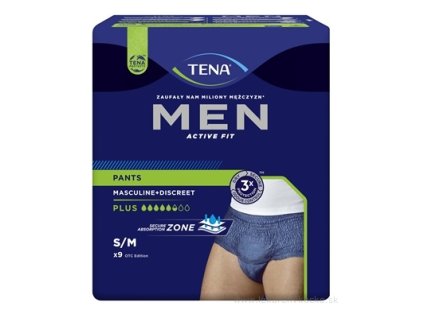 TENA Men Pants Plus Blue S/M 9 ks