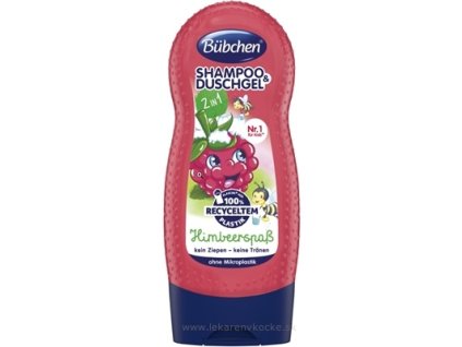 BUBCHEN KIDS SHP+SPRCH. GÉL 2v1 VESELÁ MALINA 230 ml