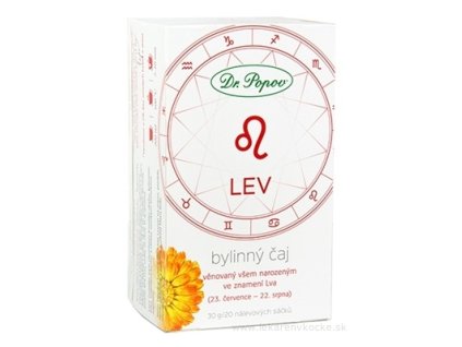 Dr. Popov Bylinný čaj LEV 20x1,5 g