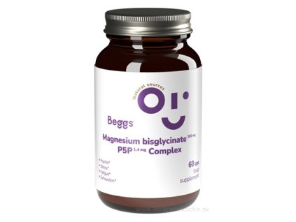 Beggs MAGNESIUM 380 mg + P5P COMPLEX 1,4 mg 60 ks