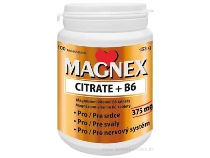 Vitabalans MAGNEX CITRATE + B6 100 ks
