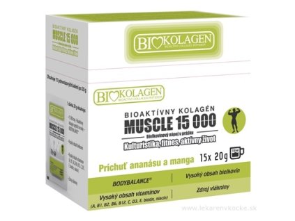 asp BIOAKTÍVNY KOLAGÉN MUSCLE 15 000 15x20 g