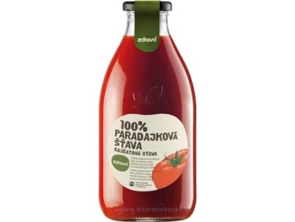 zdravo 100% PARADAJKOVÁ ŠŤAVA 1x0,75 l