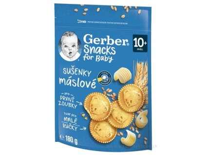 Gerber Snacks for Baby Maslové SUŠIENKY 180 g